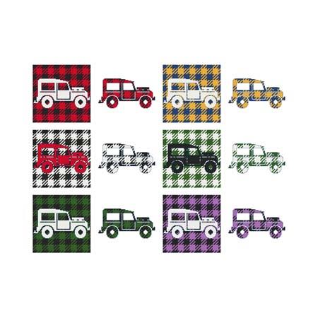 Fun With Plaid: Tow Jeep - Cross Stitch Wonders
