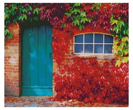 The Blue Door - Fox Trails Needlework