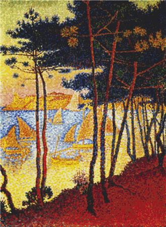 Sails And Pines - X Squared Cross Stitch