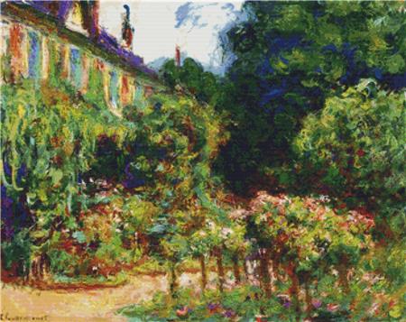 The Artist's House at Giverny - X Squared Cross Stitch