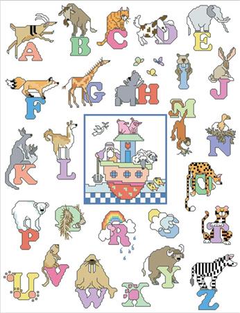 Noah's Ark Alphabet - Kooler Design Studio
