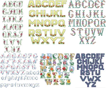 Floral Alphabets - Kooler Design Studio