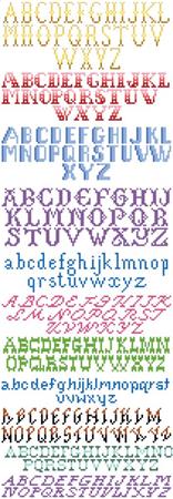 Cross Stitch Alphabets - Kooler Design Studio