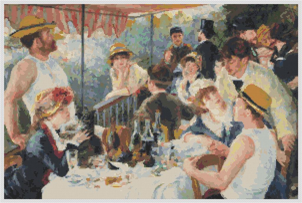 The Luncheon Of The Boating Party - Art of Stitch, The