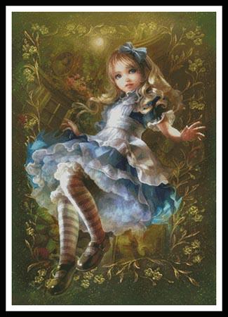 Floating Alice - Artecy Cross Stitch