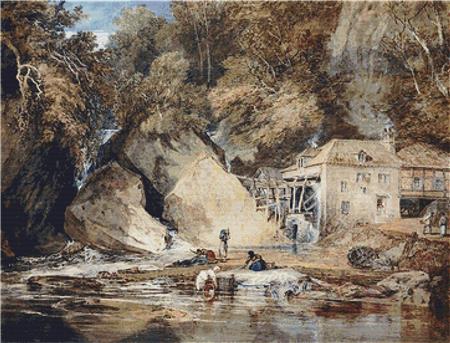 Aberdulais Mill - X Squared Cross Stitch