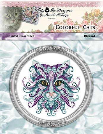 Colorful Cats Blizzard - Kitty & Me Designs