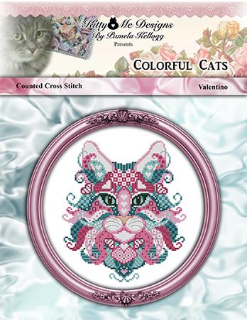 Colorful Cats Valentino - Kitty & Me Designs