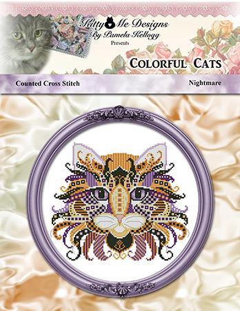Colorful Cats Nightmare - Kitty & Me Designs