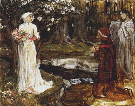 Dante And Beatrice - X Squared Cross Stitch