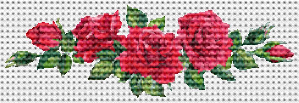 Red Roses - Art of Stitch, The