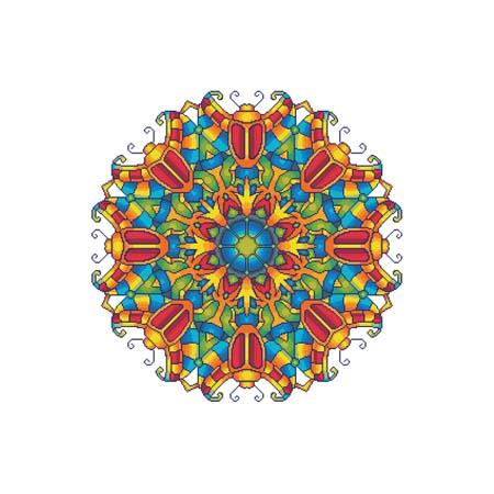 A Mandala: Scarab - Cross Stitch Wonders