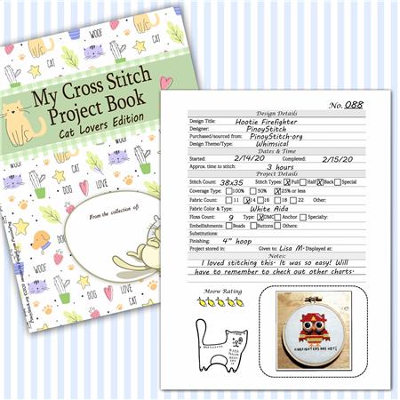 Cross Stitch Project Book Cat Lover's Edition - PinoyStitch