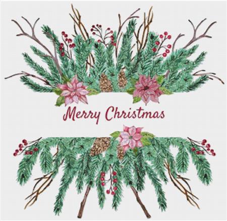 Christmas Banner - X Squared Cross Stitch