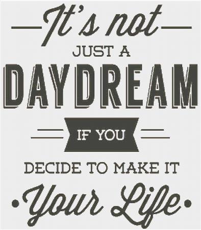 Not Just A Daydream - X Squared Cross Stitch