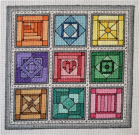 Quilt Blocks 3: Gemstones - Rogue Stitchery