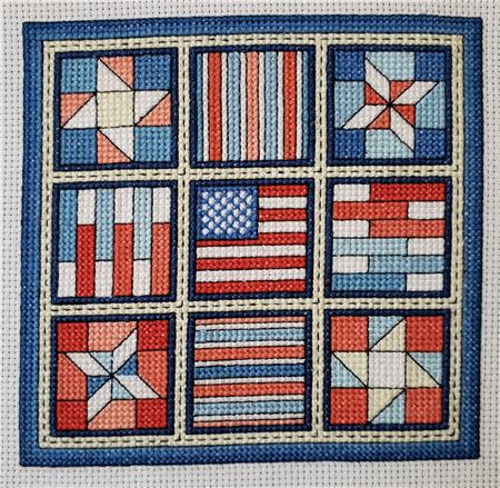 Quilt Blocks 7: Stars & Stripes - Rogue Stitchery