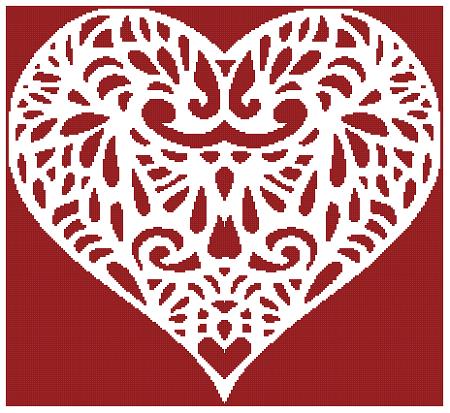 Filigree Heart 2 - Fox Trails Needlework