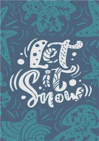 Let It Snow I - X Squared Cross Stitch