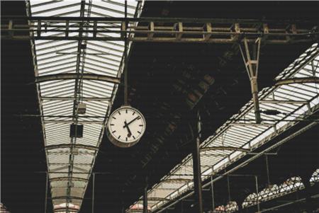 Station Clock - X Squared Cross Stitch