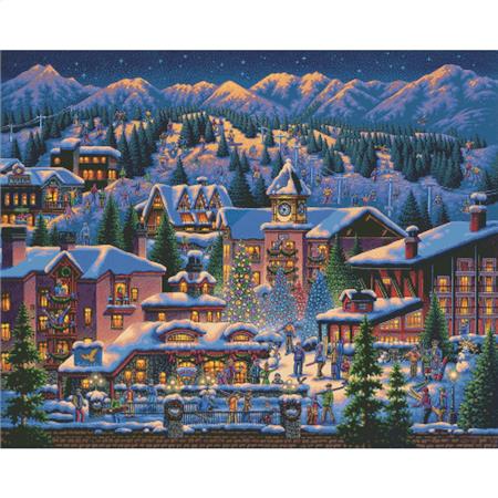 Rocky Mountain Christmas - Charting Creations