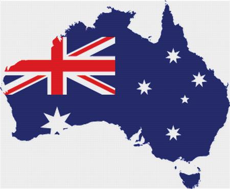 Australia - X Squared Cross Stitch