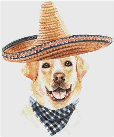 Labrador Retriever - X Squared Cross Stitch