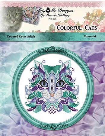 Colorful Cats Mermaid - Kitty & Me Designs