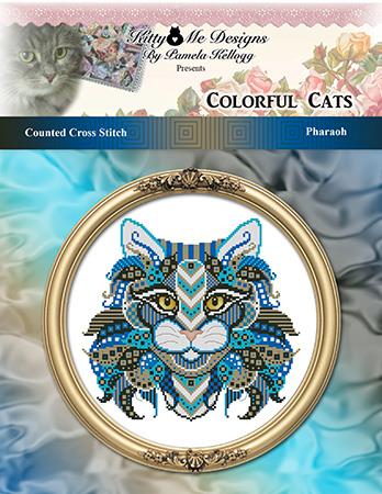 Colorful Cats Pharaoh - Kitty & Me Designs