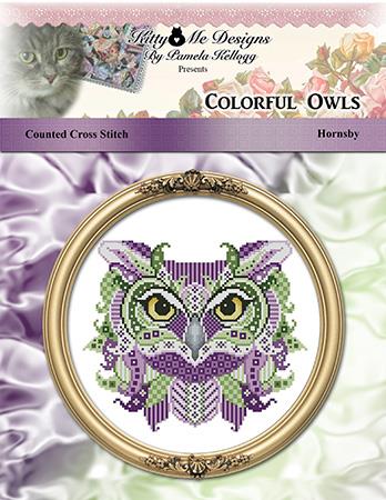 Colorful Owls Hornsby - Kitty & Me Designs