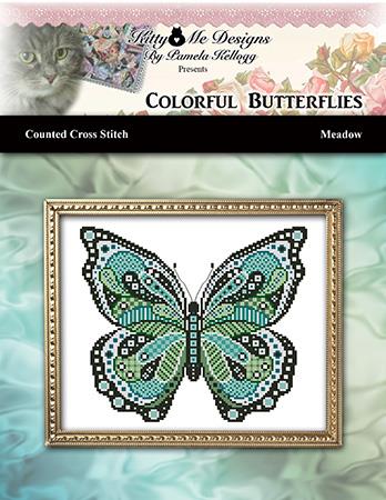 Colorful Butterflies Meadow - Kitty & Me Designs