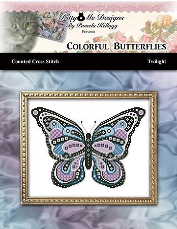 Colorful Butterflies Twilight - Kitty & Me Designs