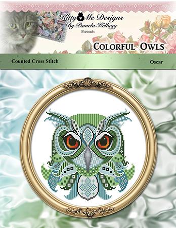 Colorful Owls Oscar - Kitty & Me Designs
