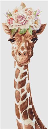 Pretty Giraffe - X Squared Cross Stitch