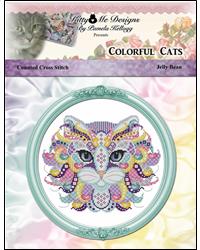 Colorful Cats Jelly Bean - Kitty & Me Designs