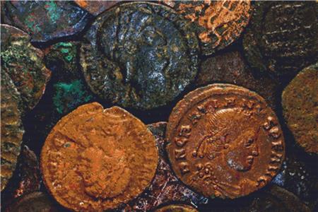 Ancient Coins - X Squared Cross Stitch