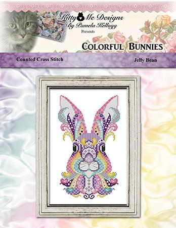 Colorful Bunnies Jelly Bean - Kitty & Me Designs