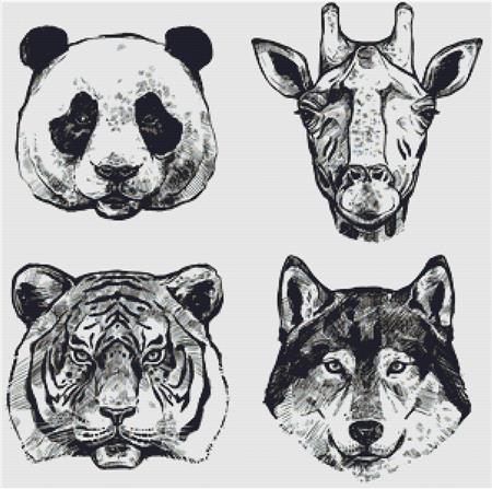 Animal Portraits - X Squared Cross Stitch