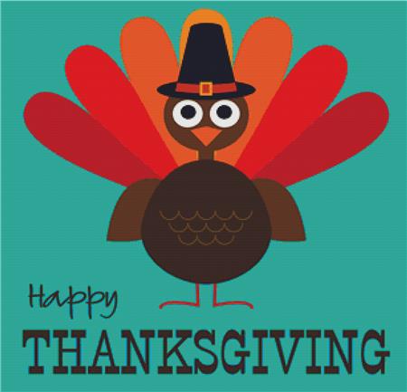 Happy Thanksgiving I - X Squared Cross Stitch