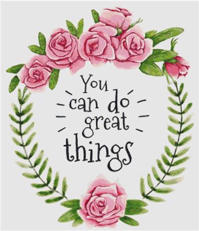 Great Things - X Squared Cross Stitch