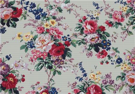 Beautiful Vintage Roses - X Squared Cross Stitch