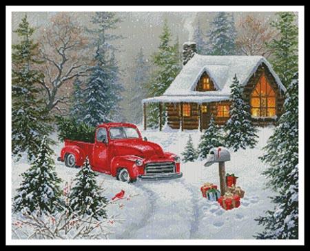 Christmas Tree Cabin - Artecy Cross Stitch