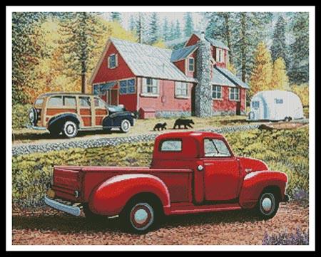 Autumn In Big Bear Forest - Artecy Cross Stitch