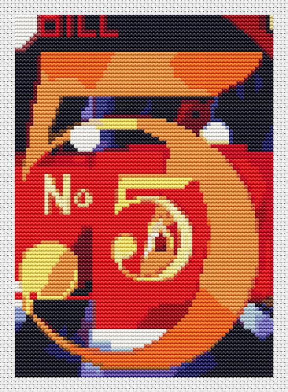 A Figure 5 In Gold (Mini Chart) - Art of Stitch, The