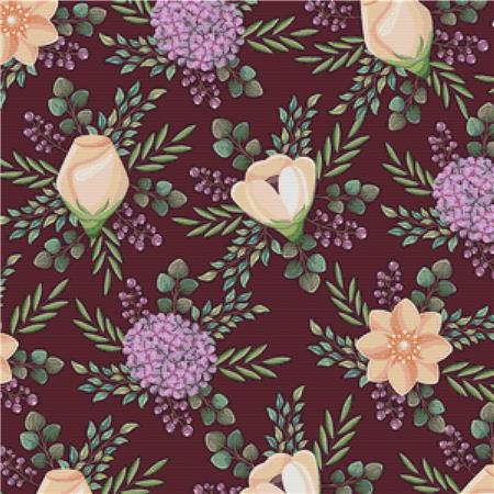 Roses And Hydrangeas - X Squared Cross Stitch