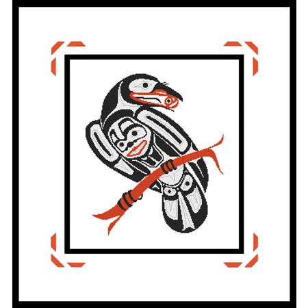 A Northwest Coast Native Art: Raven - Cross Stitch Wonders