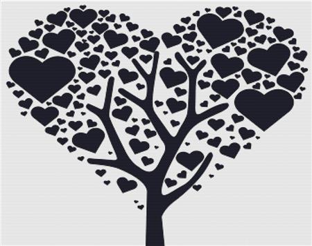 Love Tree - X Squared Cross Stitch