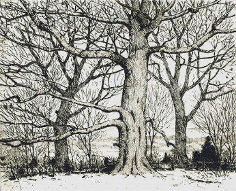 Winter Trees - X Squared Cross Stitch