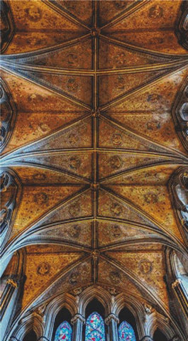 Worcester Cathedral Cloister - X Squared Cross Stitch