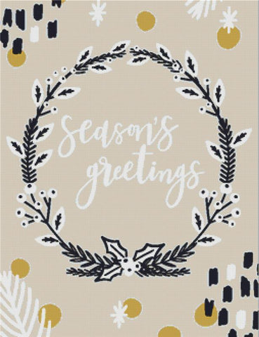 Season's Greetings - X Squared Cross Stitch